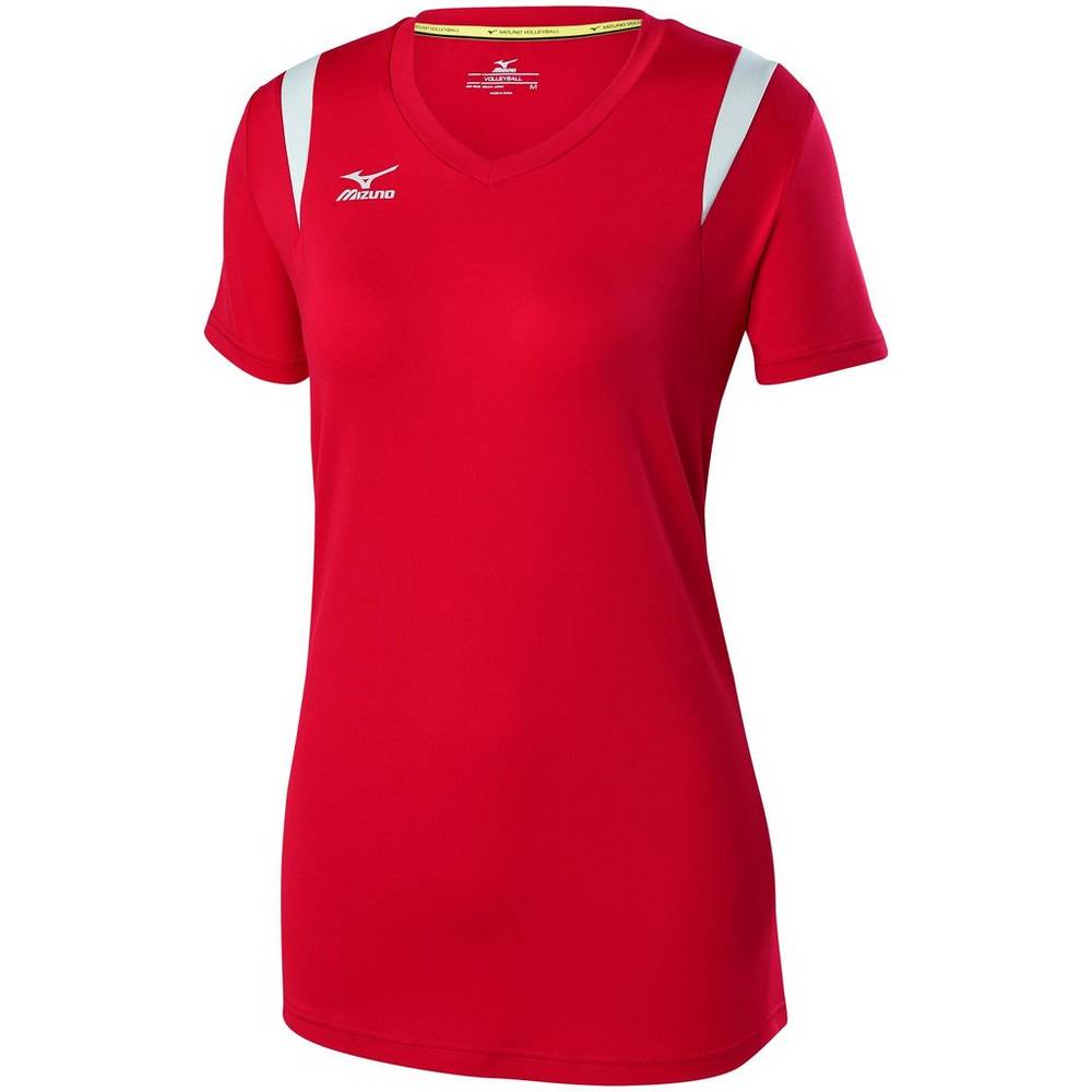 Mizuno Balboa 5.0 Long Sleeve Női Mezek Piros/Titán/Szürke FVM523784